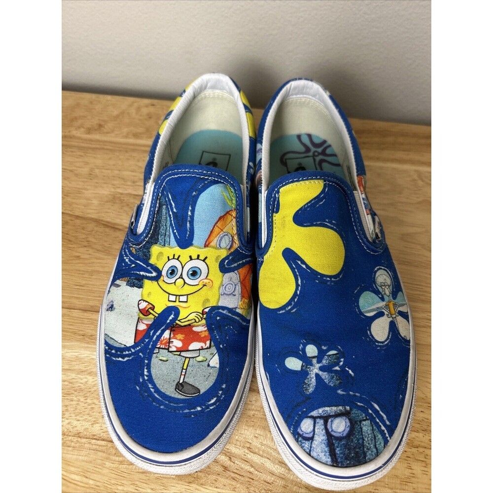 VANS x SpongeBob SquarePants AlohaBob Low Skate Sneakers Men’s Sz 8.5 Ladies 10